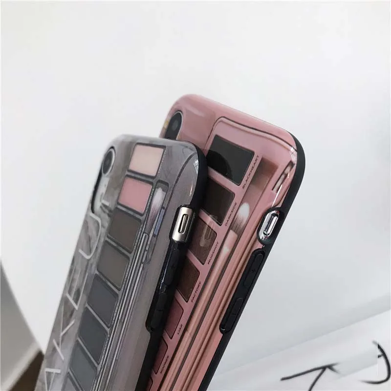 JIBAN макияж тени для век палитры чехол телефона OPPO R11SP R15X VIVO X9 X20P huawei Mate10P P20P мягкий