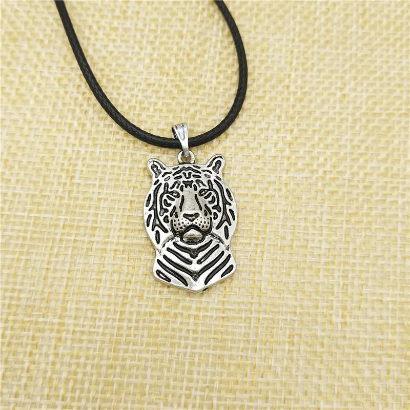 Wholesale Fashion Retro Power Tiger Pendant Necklace For Women Cute Tiny Head Vintage Jewelery Choker | Украшения и аксессуары