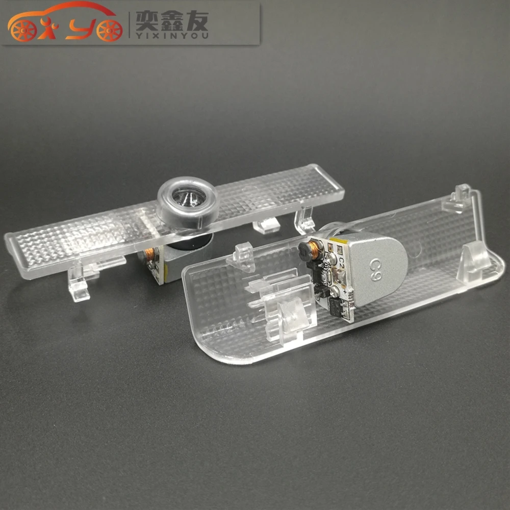 100 шт. светодиодная автомобильная лампа с логотипом лампочка лазерного