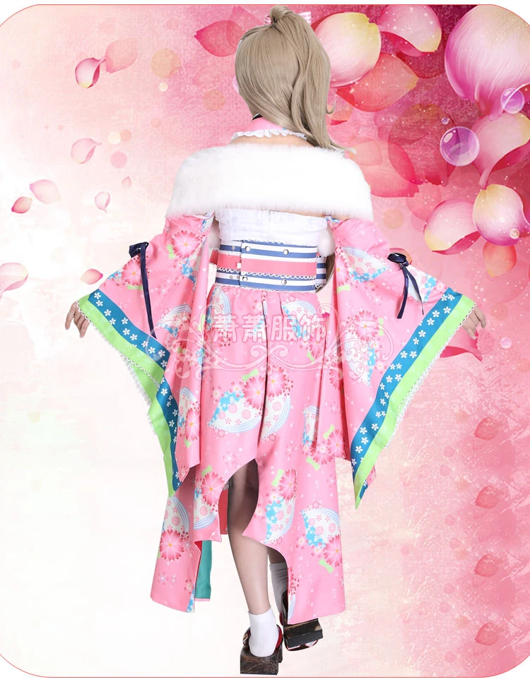 Костюм для косплея Minami Kotori Love Live! женское кимоно платье в стиле Ципао |