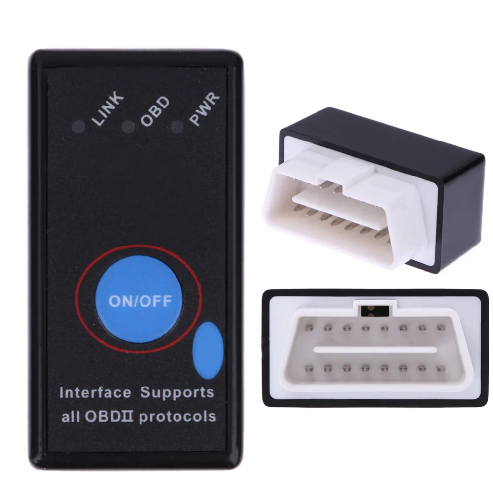 Автомобильный мини V2.1 ELM327 ELM 327 OBD2 OBD ii CAN BUS диагностический инструмент