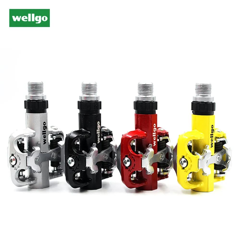 Wellgo WM001 Self-Locking pedals MTB bike clipless pedal Magnesium Alloy Bicycle Pedals | Спорт и развлечения