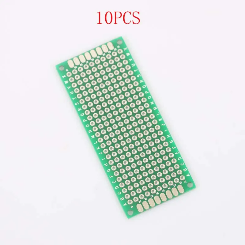 10 шт. однобоковая CNC l зеленая Стекловолоконная плата прототип PCB универсальная