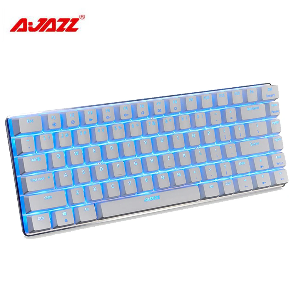 Ajazz AK33 Wired Gaming Mechanical Keyboard 82 Keys LED Backlit Adjustable Full Conflict-free | Компьютеры и офис