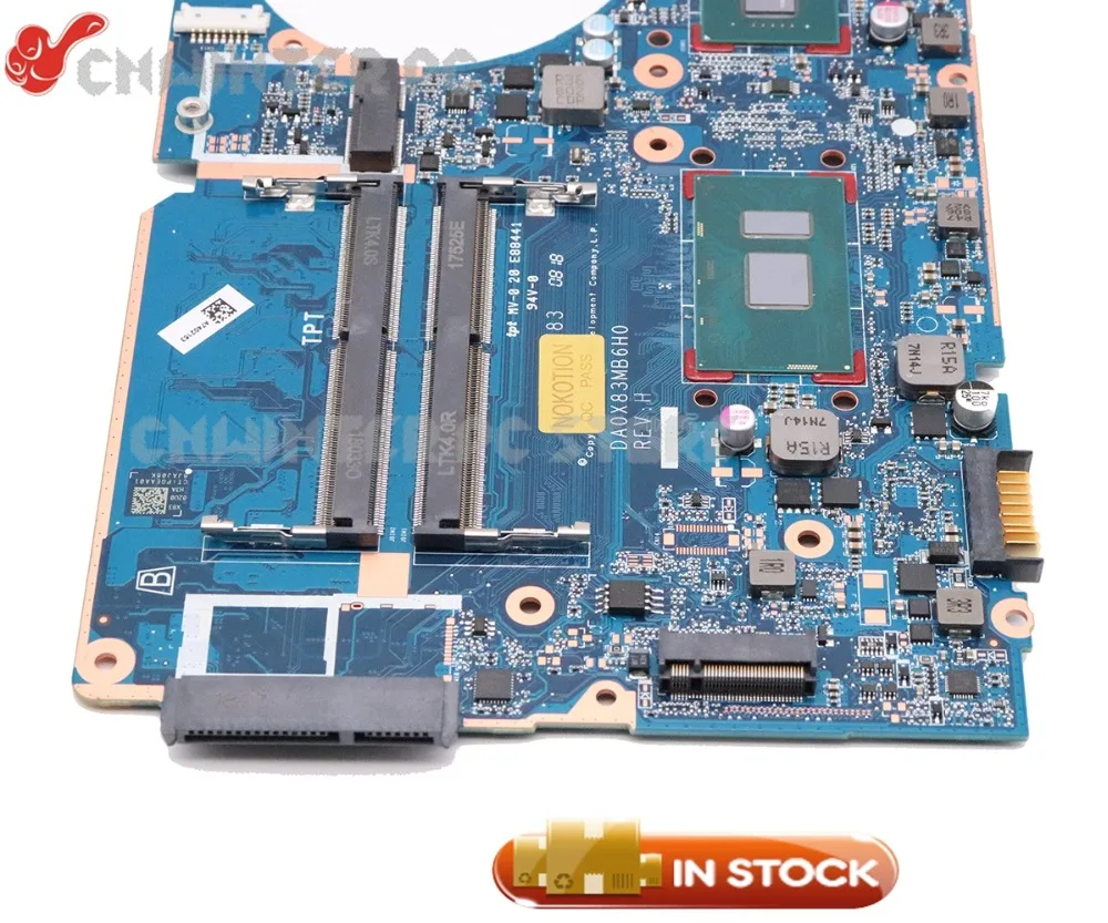 NOKOTION 907715-601 907715-001 DA0X83MB6H0 материнская плата для ноутбука HP 450 G4 основная SR2ZV I7-7500U CPU