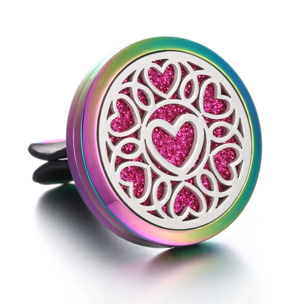 Aromatherapy Jewelry Car Air Freshener Tree of Life Paw Magnetic Essential Oil Diffuser Vent Clip Aromatherapy Perfume Locket