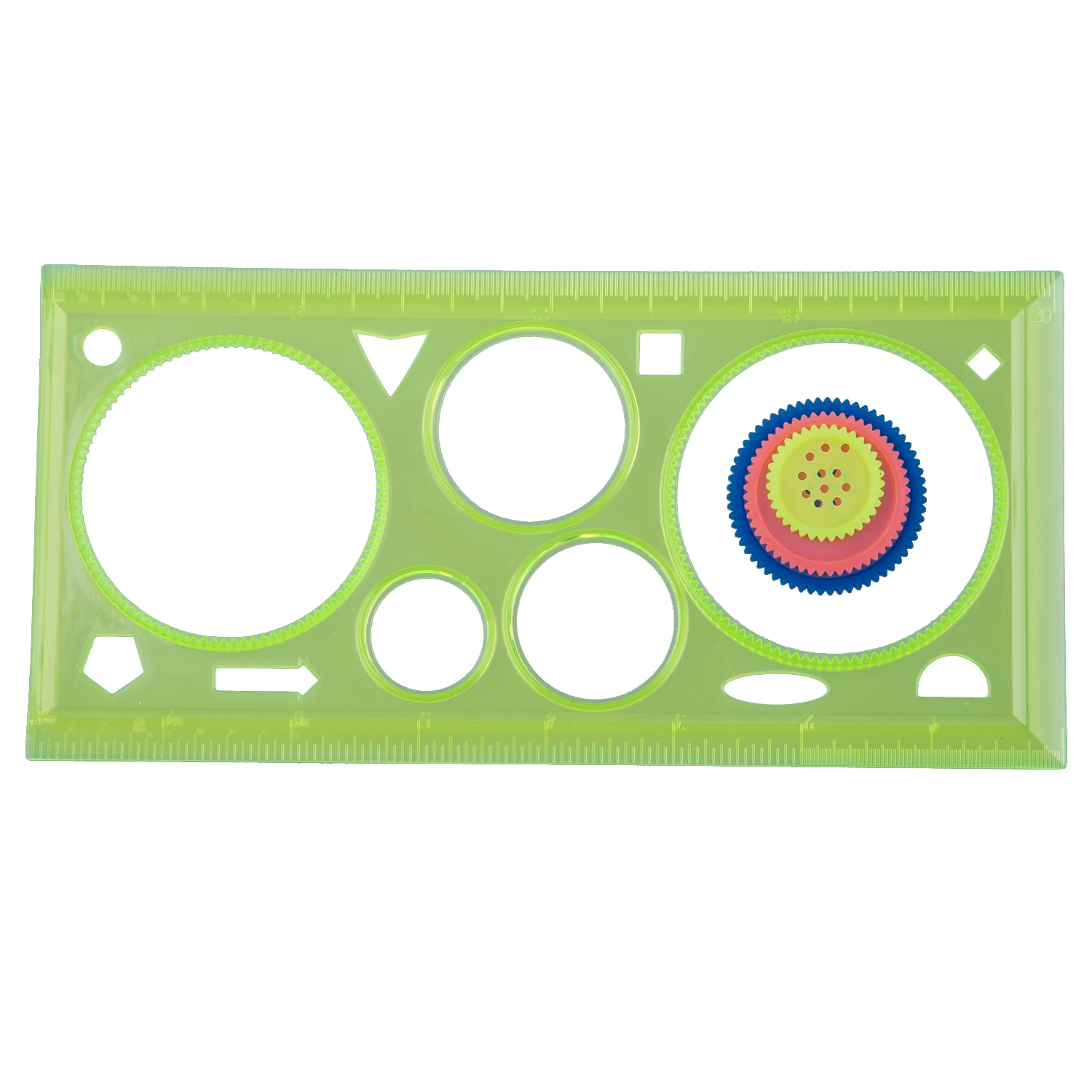 KSOL линейка для рисования трафаретная жесткая пластиковая краска школьников|children