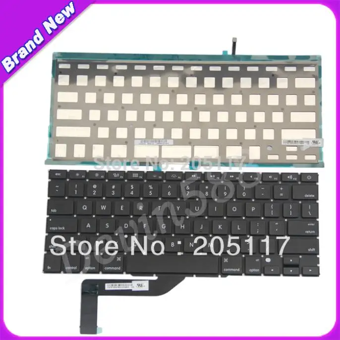 Новая клавиатура США для 15 &quotRetina MacBook Pro A1398 MC975 MC976 2012 конкурентоспособная цена!|us