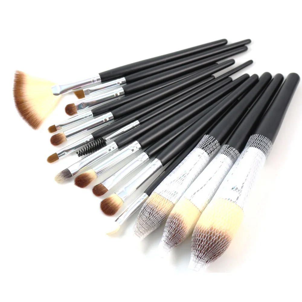 Профессиональные кисти для макияжа 15 шт|makeup tool kits|brush set professionalprofessional makeup tools |