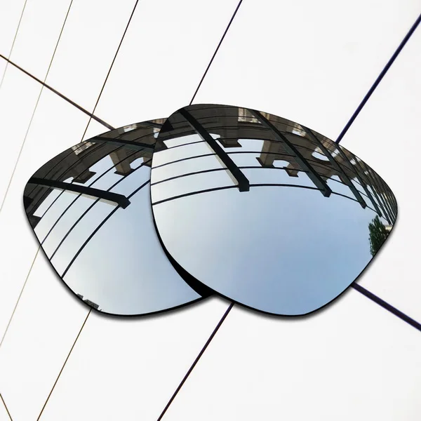 Silver Chrome E.O.S поляризованные Сменные линзы для солнцезащитных очков Оукли Frogskins-разнообразие цветов - Цвет линз: Silver Chrome