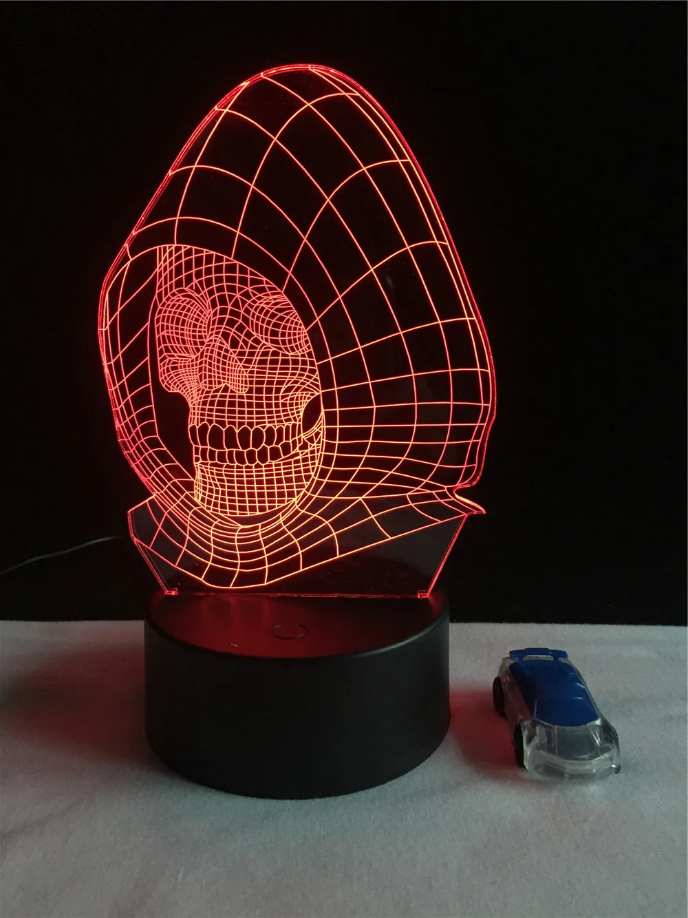 3d лампа GAOPIN с капюшоном в форме черепа светодиодный ночсветильник USB разъемом