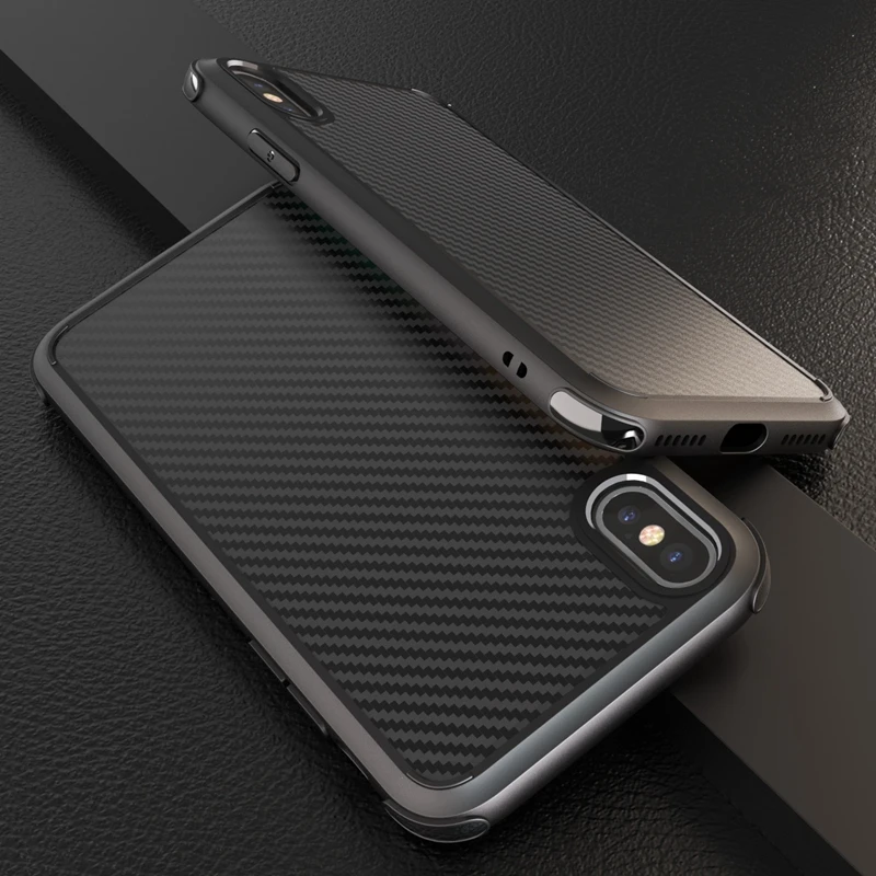 Защитный чехол для iphone x XR XS MAX 7 8 6 6s Plus 10 Ударопрочный Мягкий силиконовый из ТПУ с