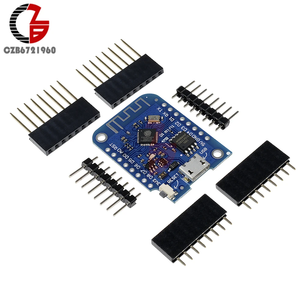 Плата разработки WEMOS D1 MINI V3.0.0 WIFI модуль IoT ESP8266 CH340 CH340G 4 Мб для Arduino MicroPython Nodemcu|mini