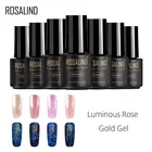 Гель ROSALIND 1S, Гель-лак для ногтей, блестящий эффект, цвет розы, Полупостоянный лак для дизайна ногтей, УФ и светодиодный Гель-лак