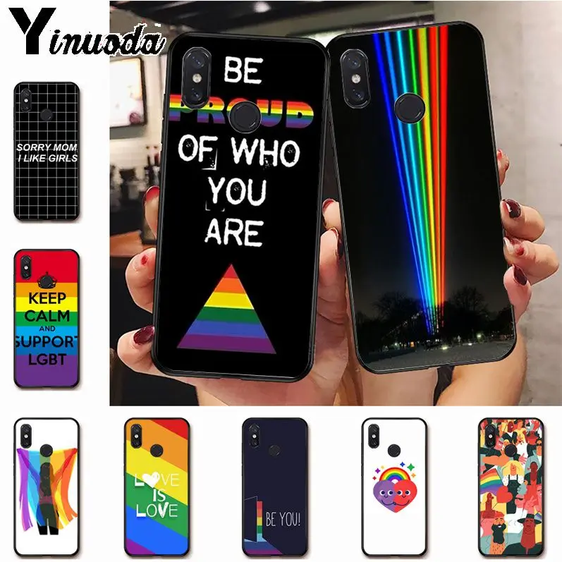 Чехол для телефона Yinuoda лесбиянок ЛГБТ Rainbow Pride xiaomi redmi 7 5plus 6pro 6a 4x go note5 note7 note6pro mi8se