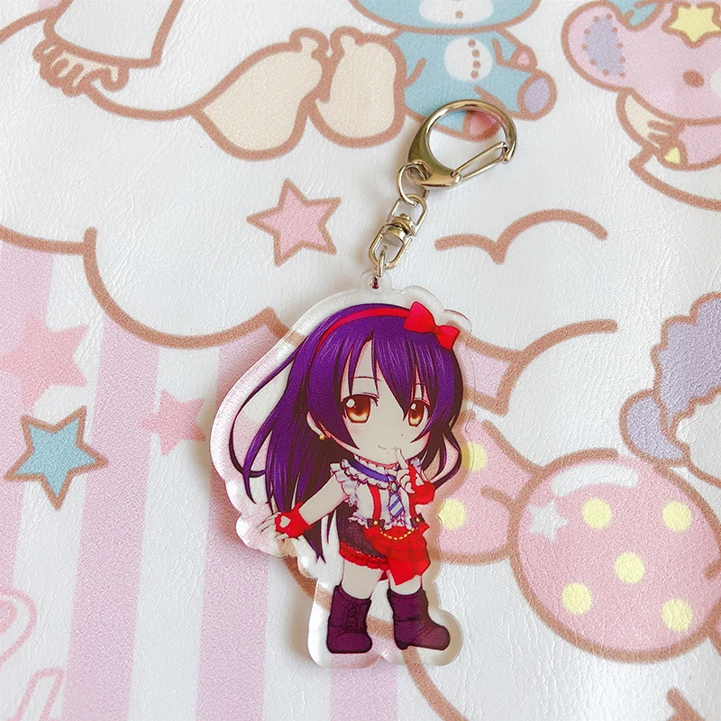 Брелок для ключей с рисунком героев аниме LoveLive Love Live koдрайверы Minami Nico сонный GirlSupr