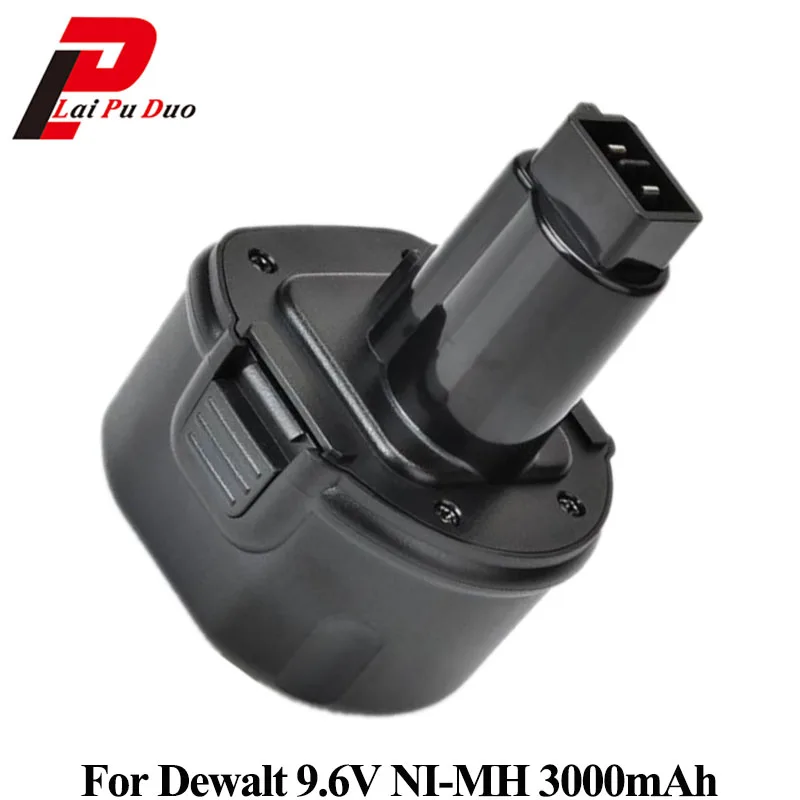 9 6 V 3.0Ah ni mh аккумуляторная батарея для Dewalt Drill: DE9036 DE9062 DW050 DC855KA DW955K DE9061 DC750KA DW902|battery
