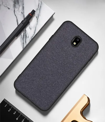 blue Для samsung Galaxy J5 чехол мягкий силиконовый край Роскошные тряпичный чехол для samsung J7 J3 чехол для samsung A5 A3 A7 крышка - Цвет: blue