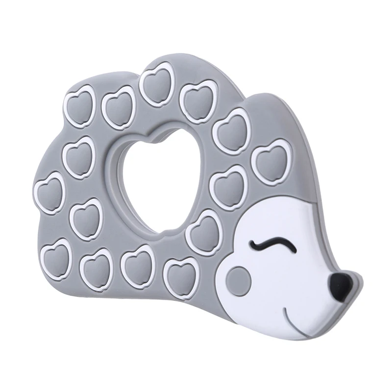 Мультяшный милый ежик Прорезыватель для зубов Детская Игрушка прорезыватель