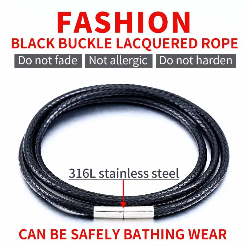 Женское кожаное ожерелье Beier колье из нержавеющей стали 316L в Корейском стиле