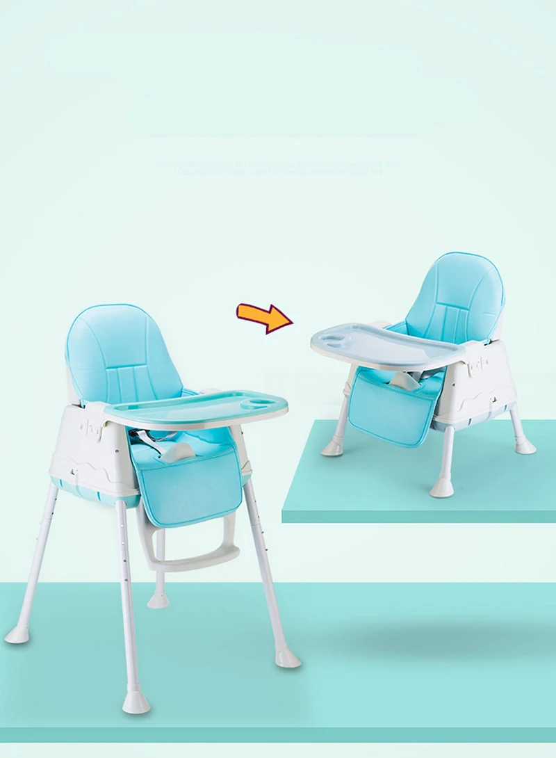 Стульчик для кормления детей Happy Baby, переносные стулья для кормления детей, обеденный стул, пластиковые безопасные стулья для детей