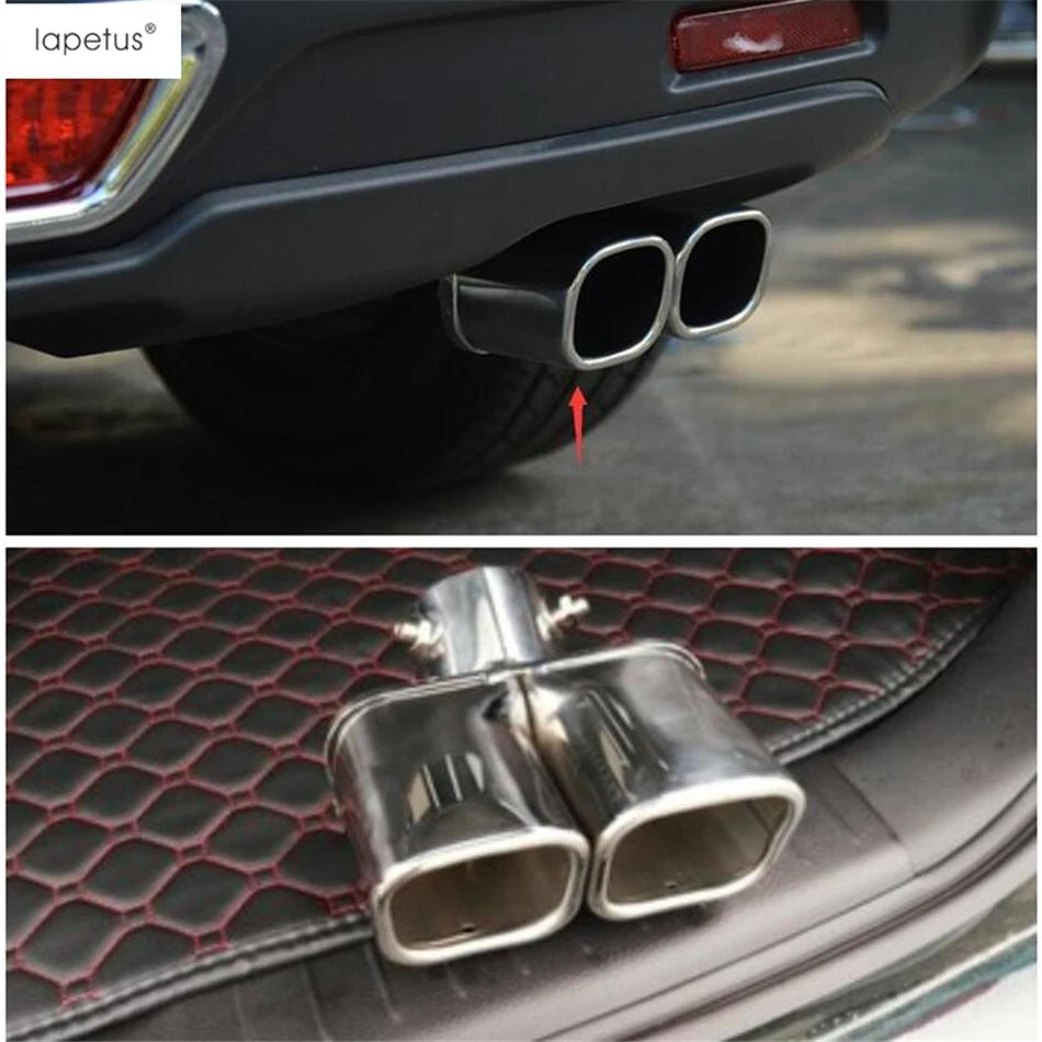 Lapetus Accessories Fit For Suzuki Vitara Escudo 2015 - 2019 Rear Tailgate Exhaust Tip Pipe Decoration Molding Cover Kit Trim | Автомобили