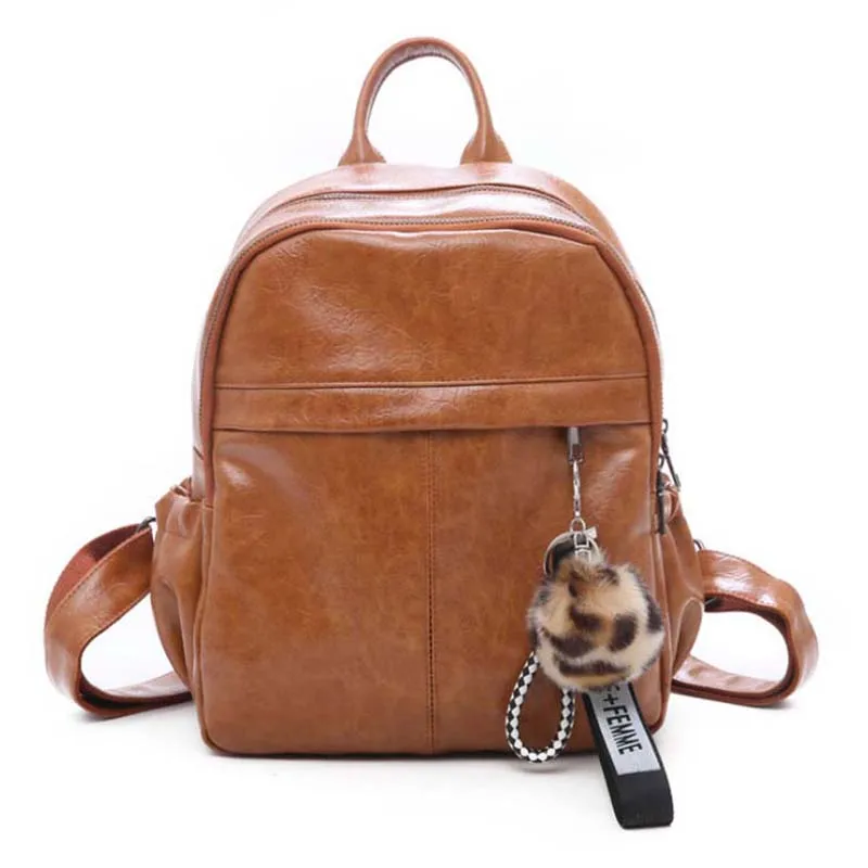 

New retro-style pure-color shoulder bag, soft-faced PU women's shoulder bag