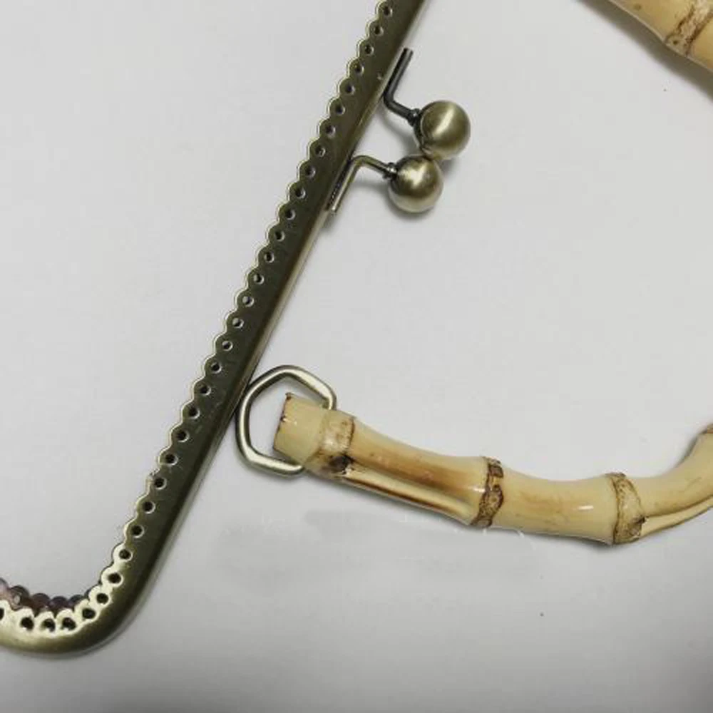 20/25 см Женская сумка большого размера металлическая застежка бронзовый цвет без