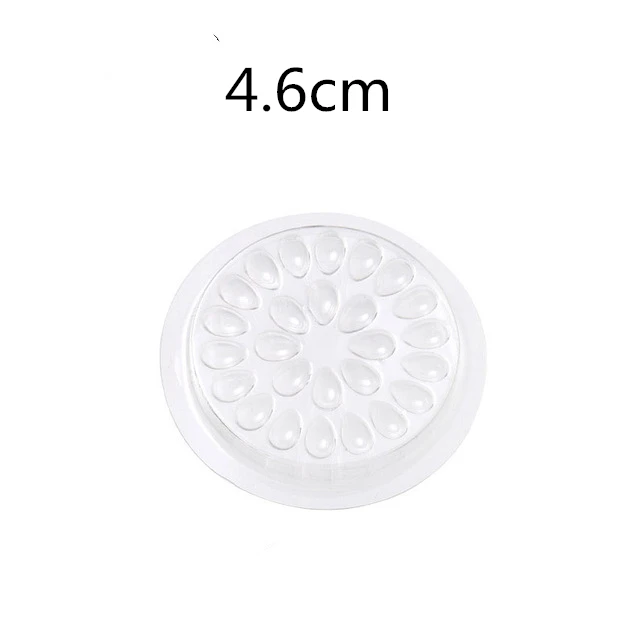 transparent 4.6cm Накладные клей для наращивания ресниц держатель накладные ресницы подставка колодки пластиковая прокладка для наращивания ресниц в форме цветка для наращивания ресниц - Цвет: transparent 4.6cm
