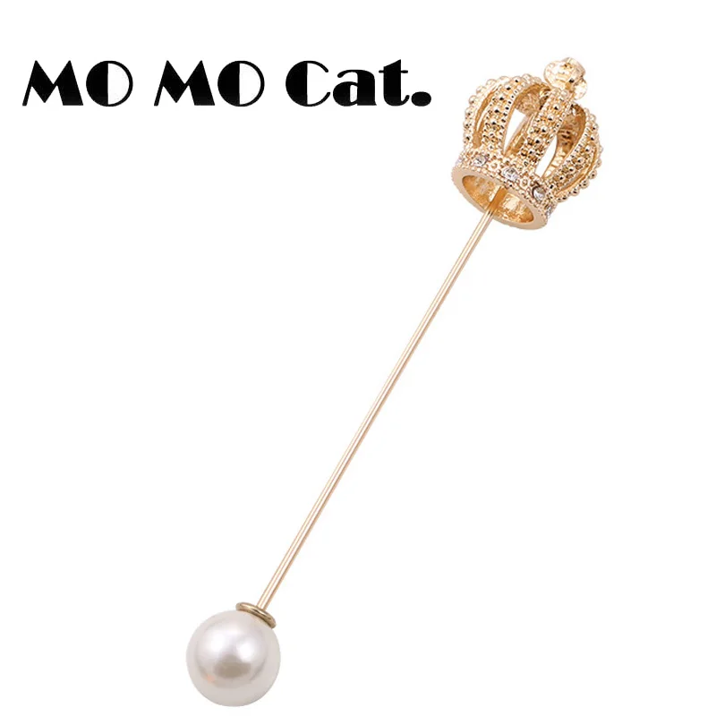 Free shipping Fashion jewelry Wholesale gift Luxury encrusted crown metallic overcoat suit pin girl | Украшения и аксессуары