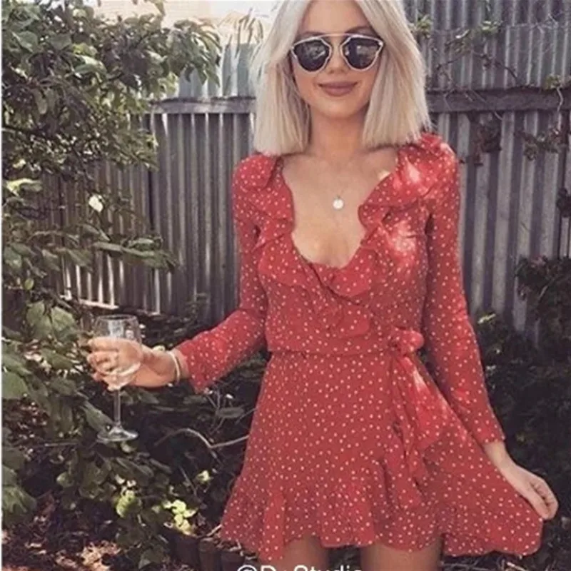 Элегантный одно плечо Bodycon платье Тонкий Длинные рукава Вечеринка клуб Белое Для