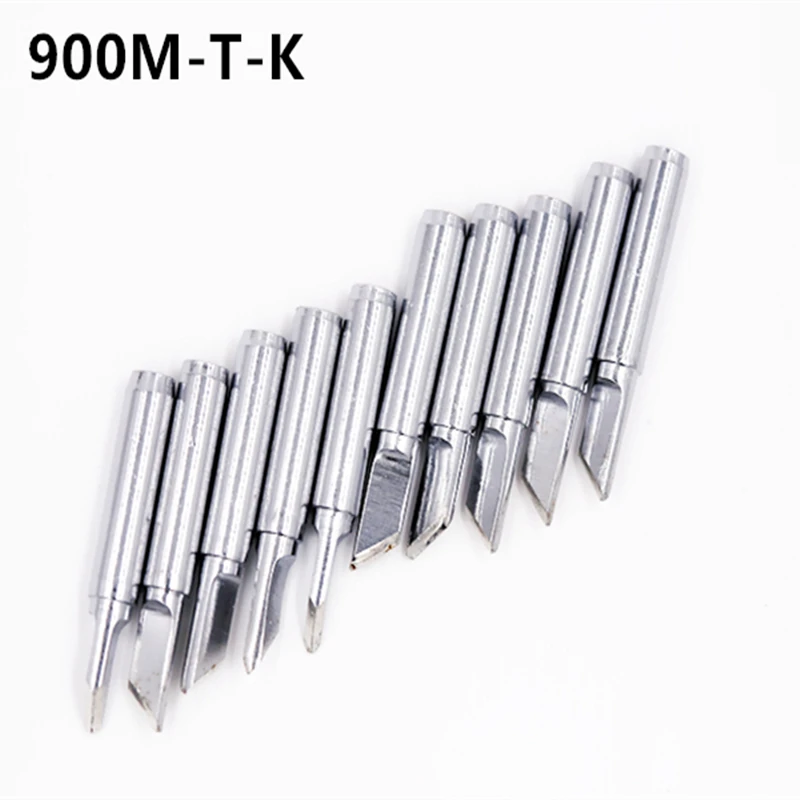 10 шт. 900M T K бессвинцовый паяльник наконечники для HAKKO 907/933/852D +/936 паяльная станция
