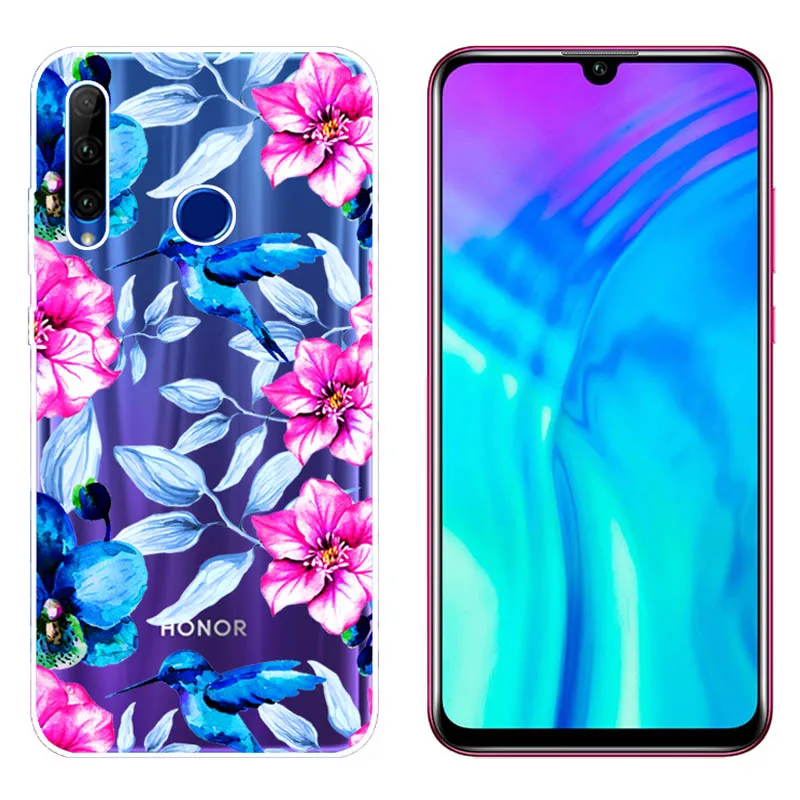 Чехол для Huawei Honor 20 Lite мягкий силиконовый прозрачный защитный чехол телефона |