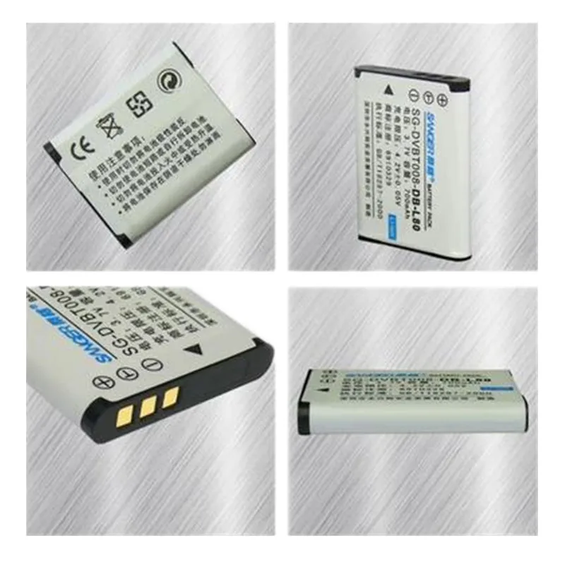 DB L80 L80A батарея для цифровой камеры Sanyo Xacti VPC CA100 CS1 DMX GH1 GH2 GH3 CG10 CG20 CG21 CG100 CG102 PD1