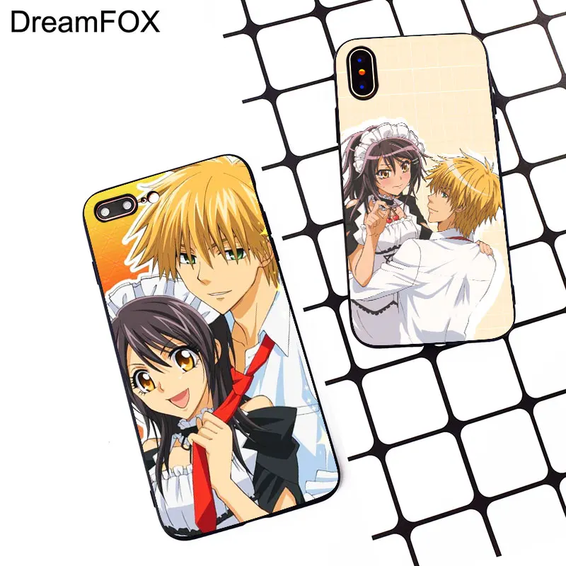 M536 Maid Sama Black Soft TPU Silicone Case Cover For Apple iPhone 11 Pro XR XS Max X 8 7 6 6S Plus 5 5S 5G SE |