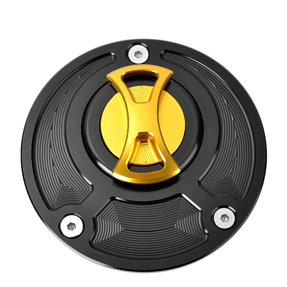 BJMOTO крышка топливного бака для мотоцикла Yamaha R6/R6S R1 FAZER FZ1 FZ6/FZ6R FJR1300 MT-10 FZ6R аксессуары для мотоциклов масляный газовый колпачок - Цвет: Золотой