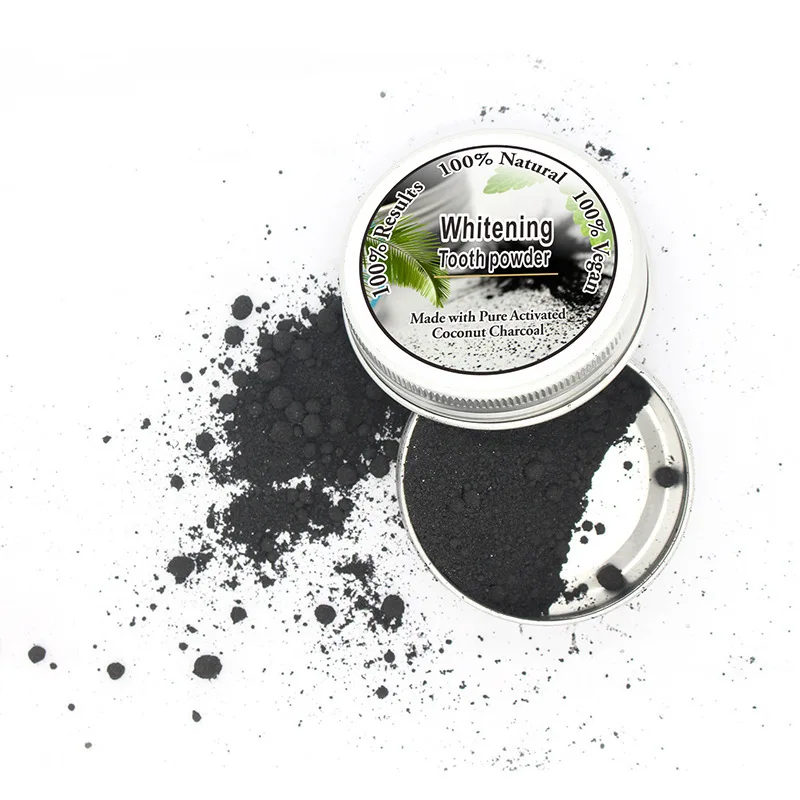 1 Набор унций активированный порошок кокосового угля для отбеливания зубов