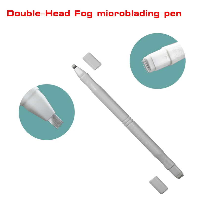 Двойной головкой одноразовые для микрообработки ручка игла нанесения