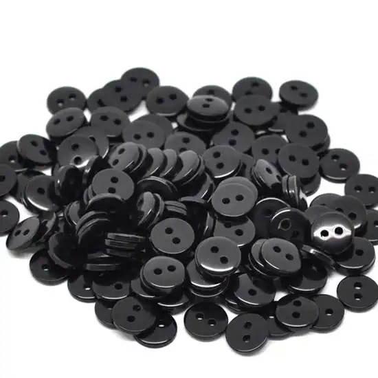 

300Pcs Black Resin Sewing Buttons For Kids Clothes Scrapbooking Decorative Botones Handicraft DIY Sewing Accessories