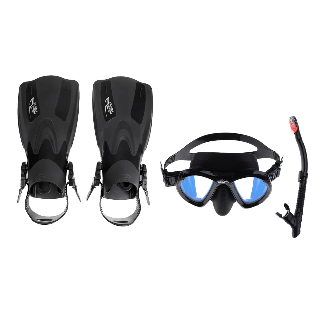 Подводное плавание 1 пара с аквалангом плавник для дайвинга + набор подводное