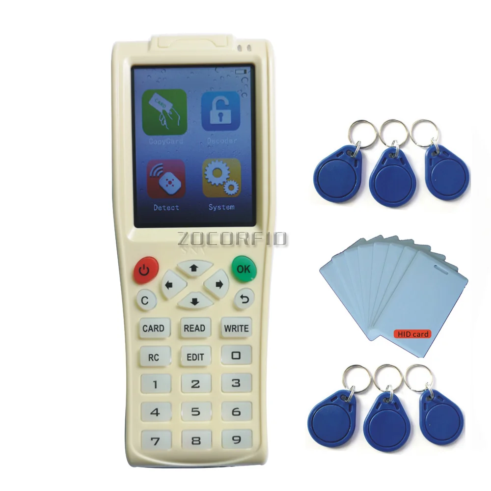 set-1 ICopy 8 RFID копировальный аппарат Дубликатор английская версия новейший iCopy8 с полной функцией декодирования ключ для смарт-карты - Цвет: set-1