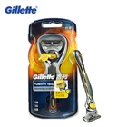 Новое поступление бритвенные бритвы Gillette Fusion Proshield Flexball 1 бритвенный держатель 1 бритвенное лезвие для мужчин уход за бородой