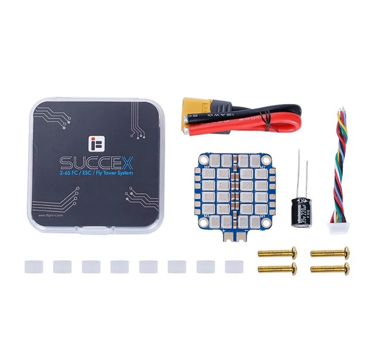 SucceX 60A Контроллер iFlight sucex F7 TwinG FC с sucex 60A V2 Plus 2-6s BLHeli_32 Dshot1200 4в1 ESC Flytower для гоночного дрона FPV - Цвет: SucceX 60A