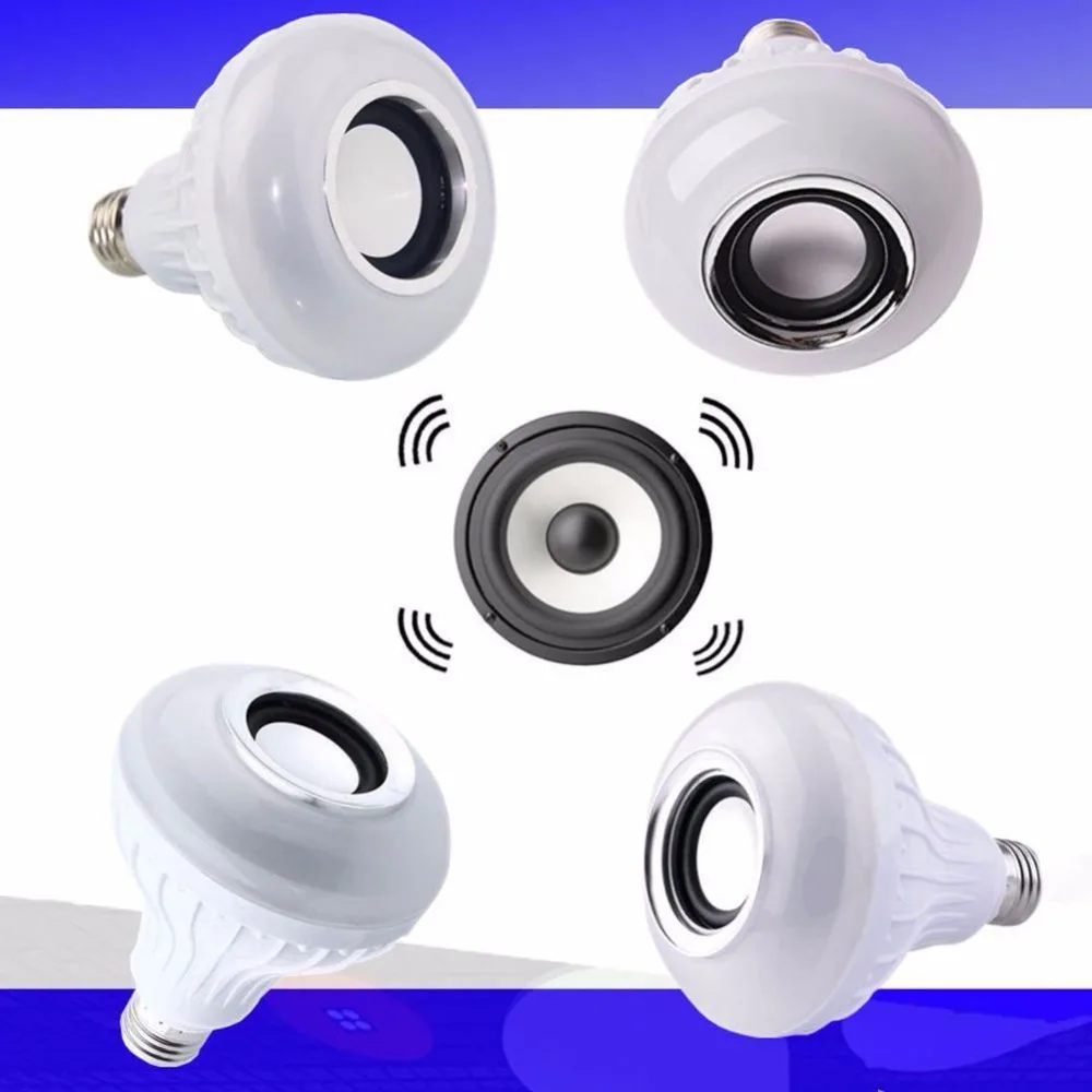 Светодиодный Bluetooth беспроводной динамик музыкальный светильник domotica пульт дистанционного управления умная лампа для дома рождественские вечерние светильник s