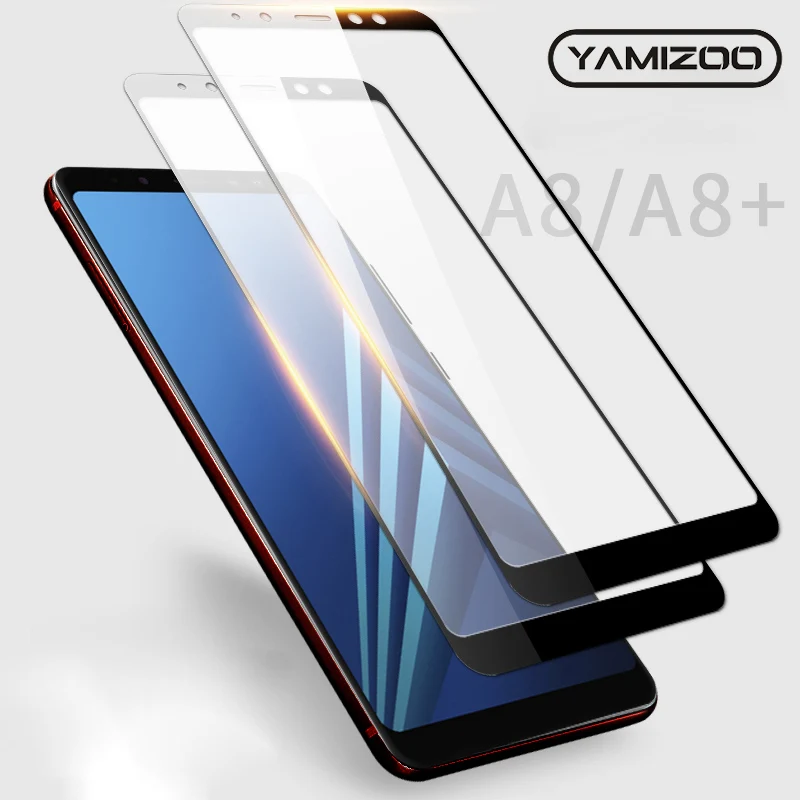 Закаленное стекло YAMIZOO для Samsung Galaxy a8 Plus 2018 a6 Защитная пленка экрана 9h Защитное