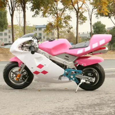15 цветов на выбор 49CC двухтактный мотороллер двухколесный гоночный автомобиль уличный гоночный детский развлекательный бензиновый автомобиль - Цвет: Прозрачный