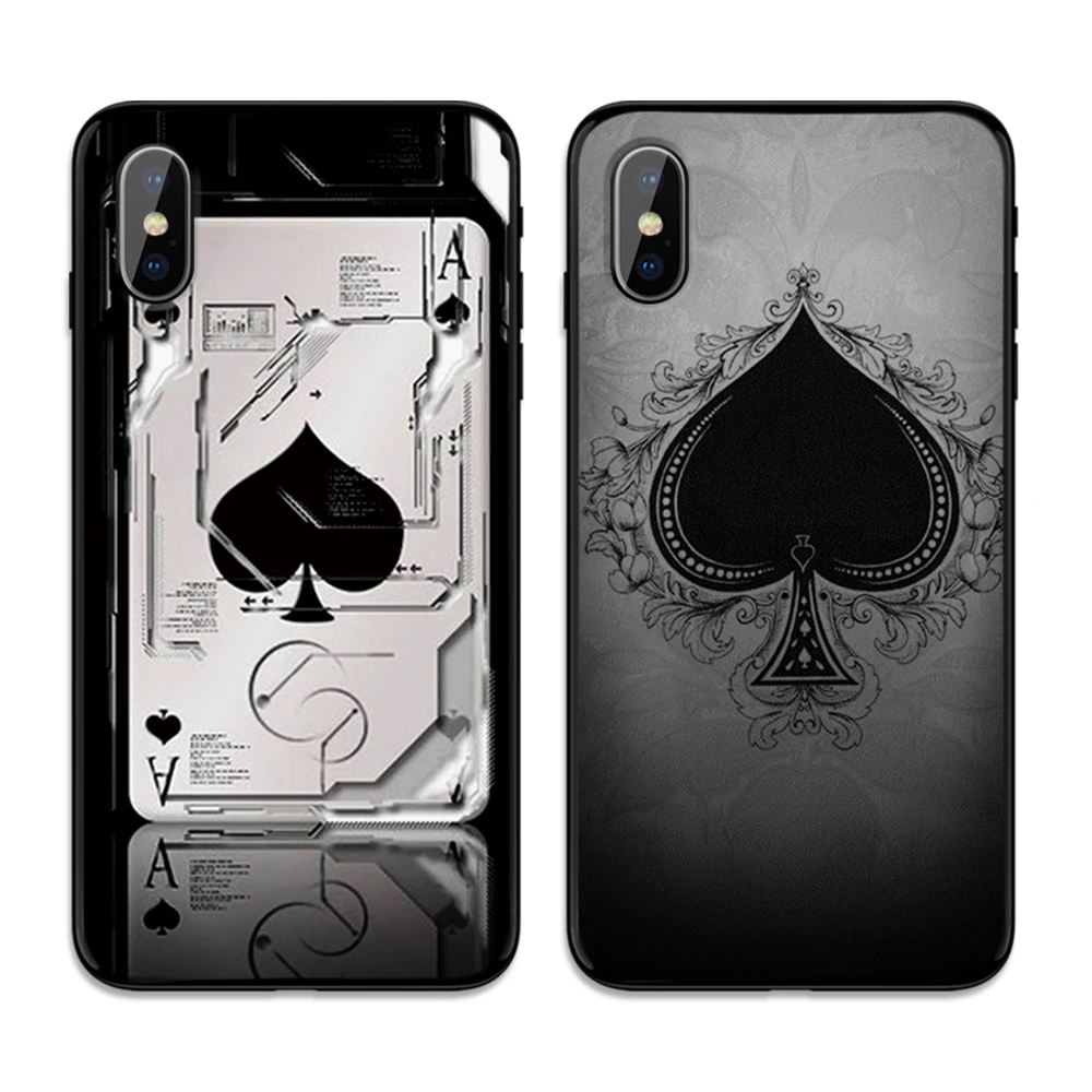 Ace of Spades мягкая термополиуретановая крышка чехол для Apple iPhone 6 6S 7 8 Plus 5 5S SE X XS MAX XR