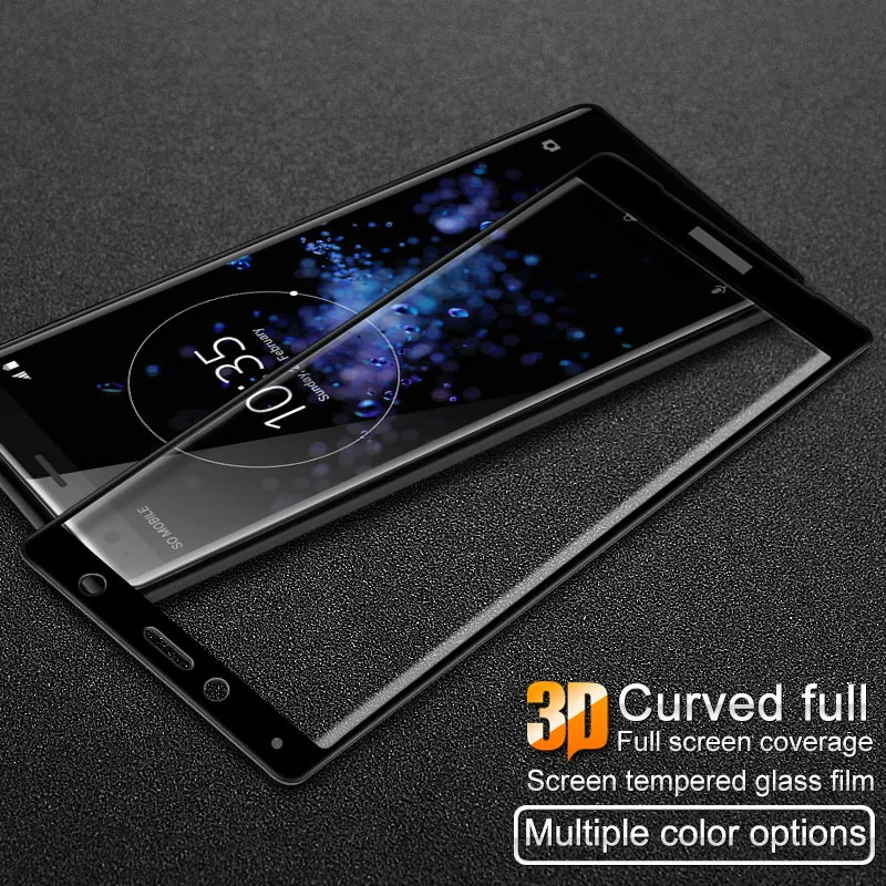 IMAK 3D изогнутое полное покрытие закаленное стекло для Sony Xperia XZ2 Compact Dual Sim H8314 H8324