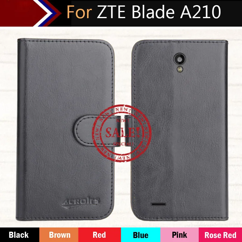 Прямые продажи с фабрики! Чехол для zte Blade A210 4 5 &quot 6 цветов Эксклюзивный кожаный