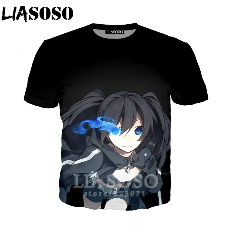 LIASOSO Новинка лета 2019 мужская и женская футболка с коротким рукавом 3D принтом в